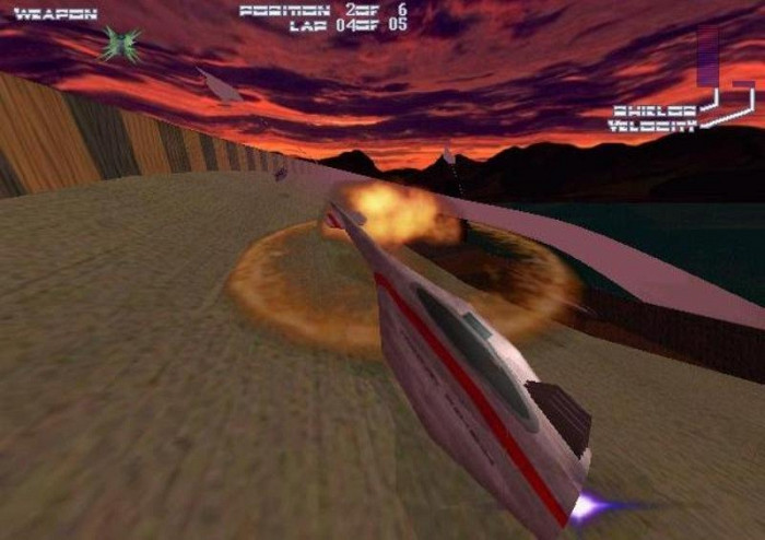 Скриншот из игры Wraiths: Extreme A-Grav Racing