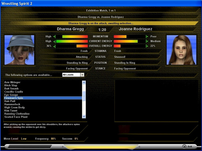 Скриншот из игры Wrestling Spirit 2