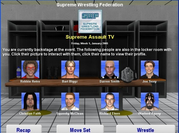 Скриншот из игры Wrestling Spirit: Rookie to Legend
