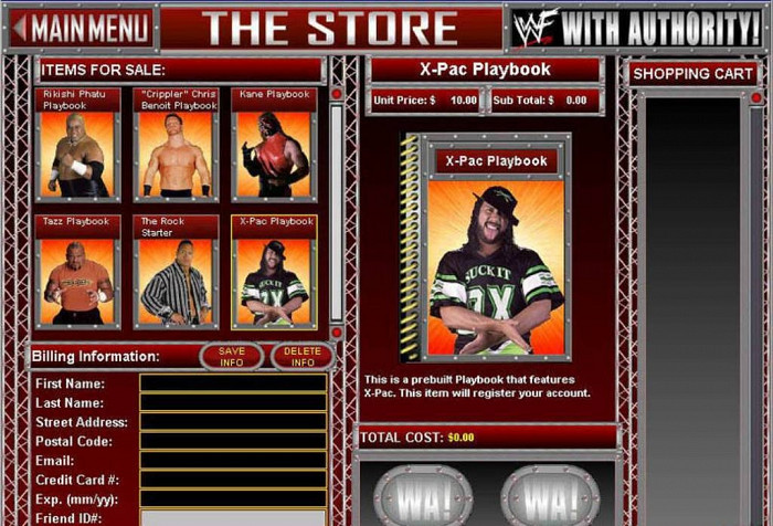 Скриншот из игры WWF With Authority!