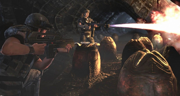 Скриншот из игры Aliens: Colonial Marines