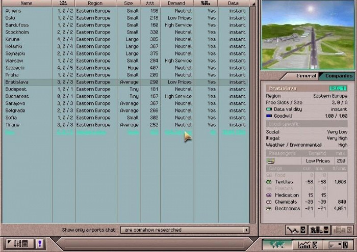 Скриншот из игры Airline Simulator 2