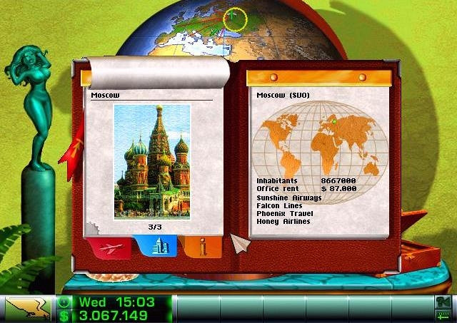 Скриншот из игры Airline Tycoon: First Class