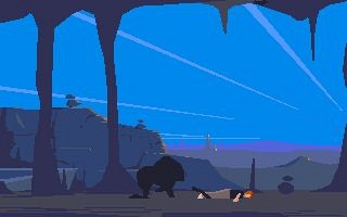 Скриншот из игры Another World