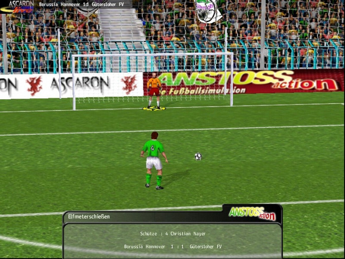 Скриншот из игры Anstoss Action