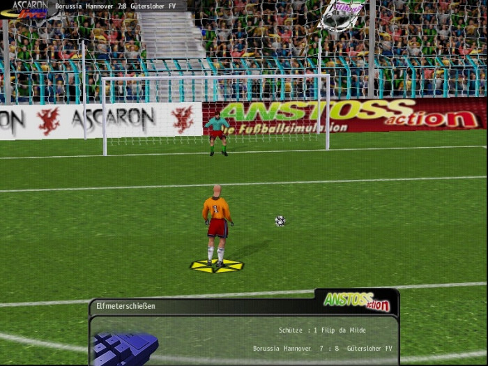 Скриншот из игры Anstoss Action