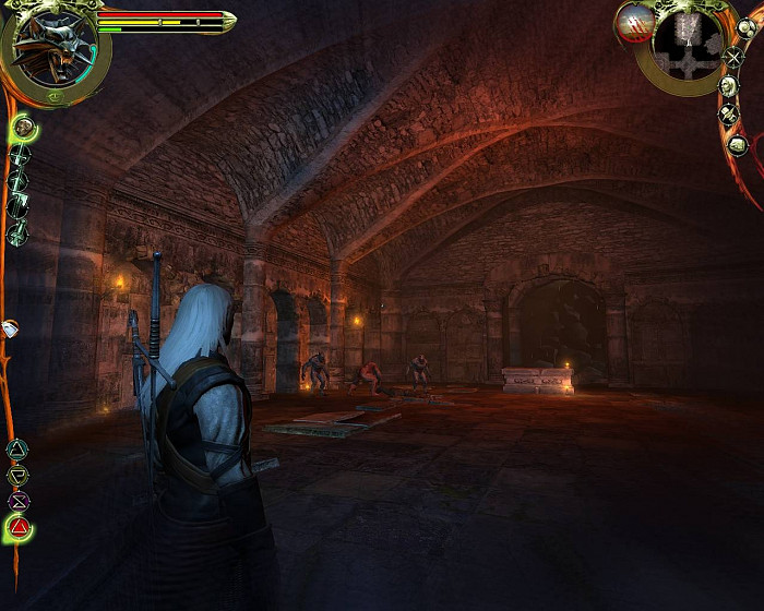 Скриншот из игры Witcher