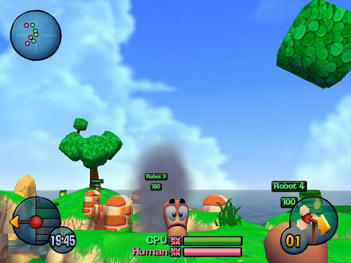 Скриншот из игры Worms 3D