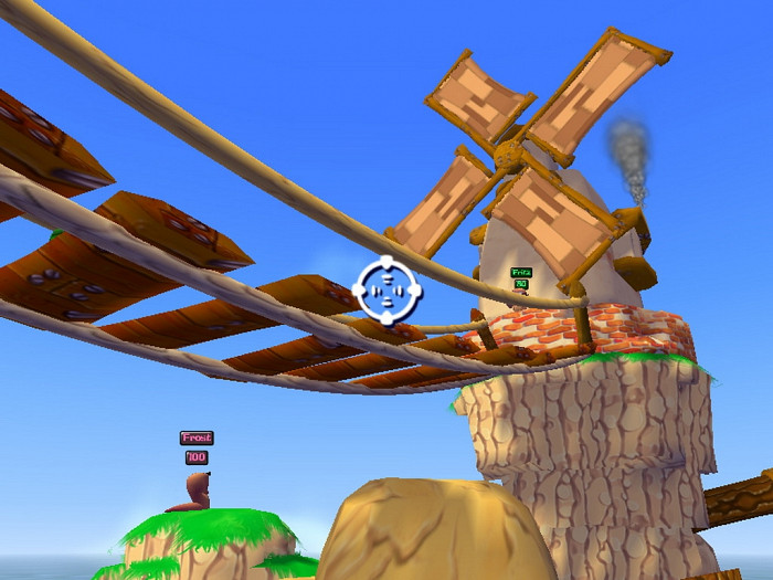 Скриншот из игры Worms 3D