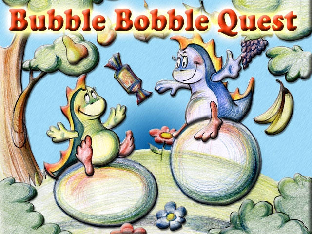 Скриншот из игры Bubble Bobble Quest