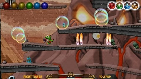 Скриншот из игры Bubble Bobble Evolution