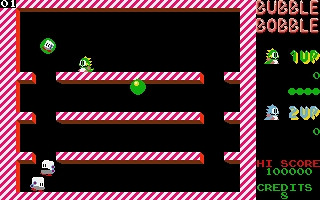 Скриншот из игры Bubble Bobble