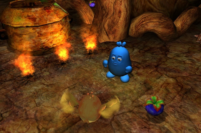 Скриншот из игры Bubbins