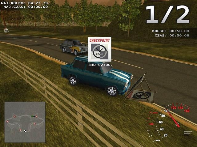 Скриншот из игры Trabi Racer