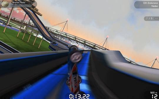 Скриншот из игры TrackMania Nations Forever