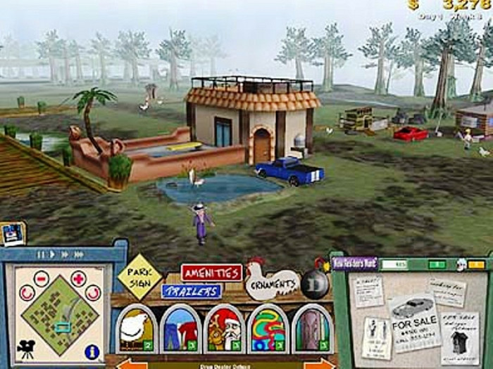 Скриншот из игры Trailer Park Tycoon