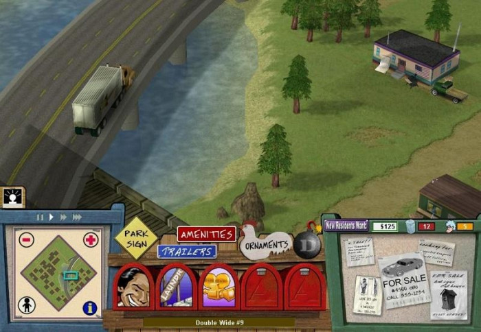 Скриншот из игры Trailer Park Tycoon