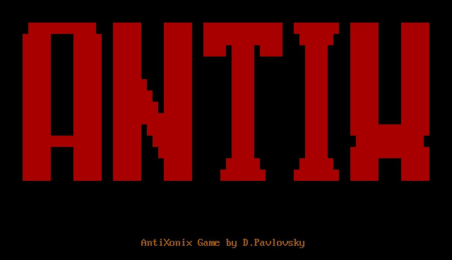 Скриншот из игры AntiXonix