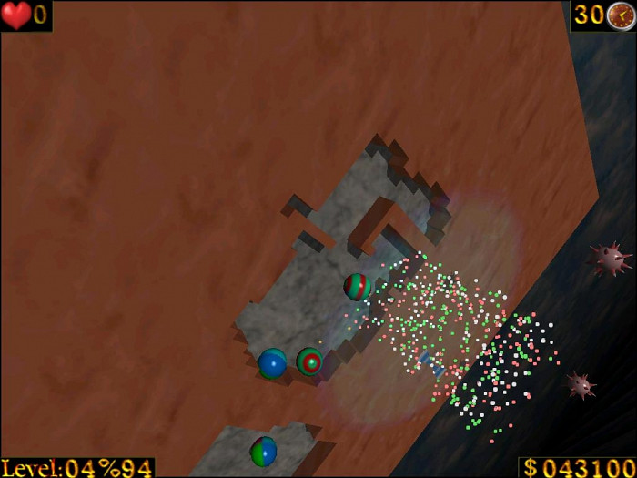 Скриншот из игры AirXonix