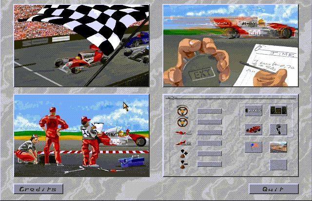 Скриншот из игры Al Unser, Jr. Arcade Racing