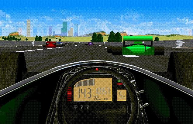 Скриншот из игры Al Unser, Jr. Arcade Racing