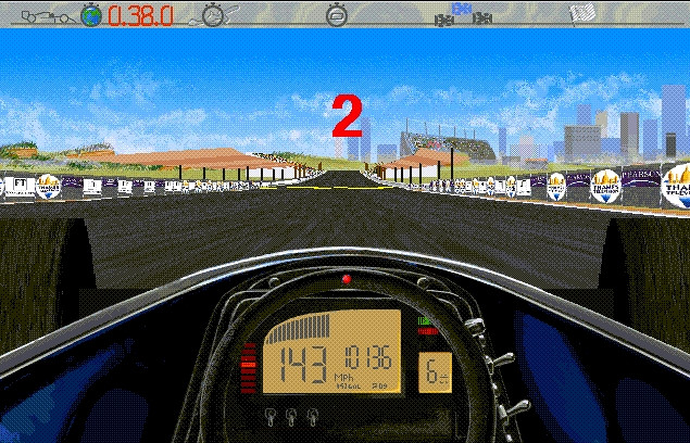 Скриншот из игры Al Unser, Jr. Arcade Racing