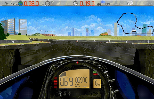 Скриншот из игры Al Unser, Jr. Arcade Racing