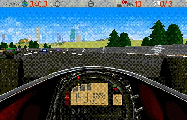 Скриншот из игры Al Unser, Jr. Arcade Racing