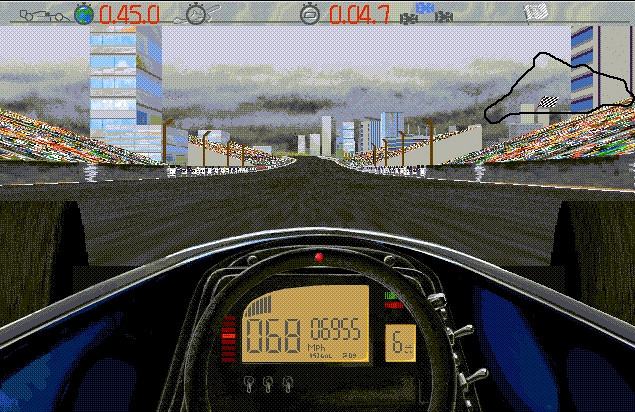 Скриншот из игры Al Unser, Jr. Arcade Racing