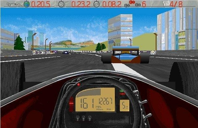 Скриншот из игры Al Unser, Jr. Arcade Racing