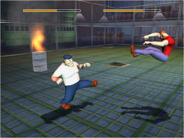 Скриншот из игры Back Alley Brawl