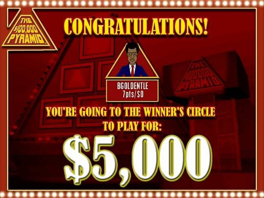 Скриншот из игры $100,000 Pyramid, The