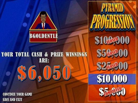 Скриншот из игры $100,000 Pyramid, The