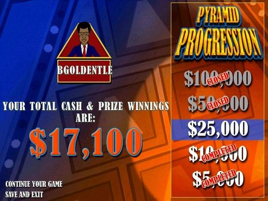 Скриншот из игры $100,000 Pyramid, The