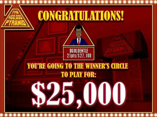 Скриншот из игры $100,000 Pyramid, The