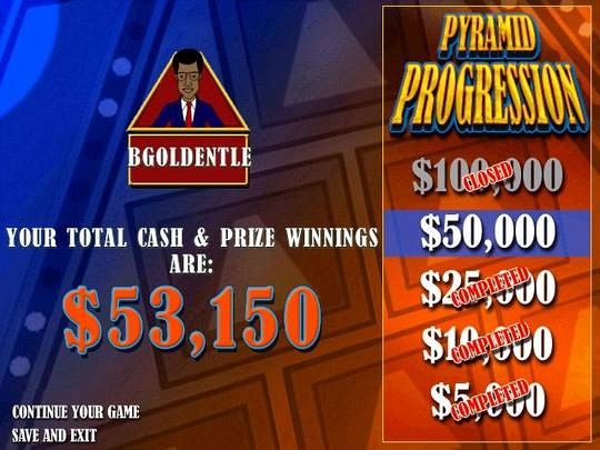 Скриншот из игры $100,000 Pyramid, The