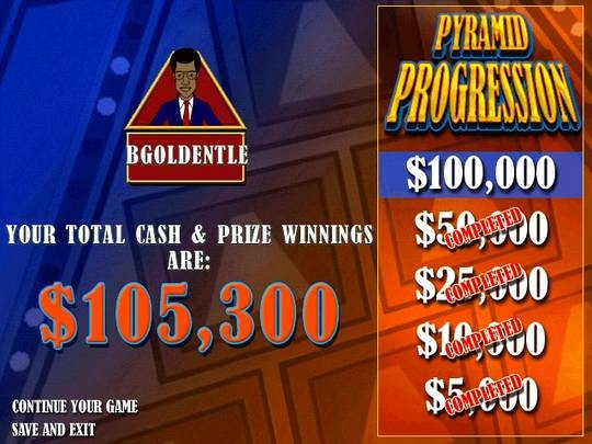 Скриншот из игры $100,000 Pyramid, The