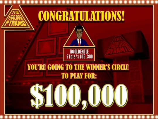 Скриншот из игры $100,000 Pyramid, The