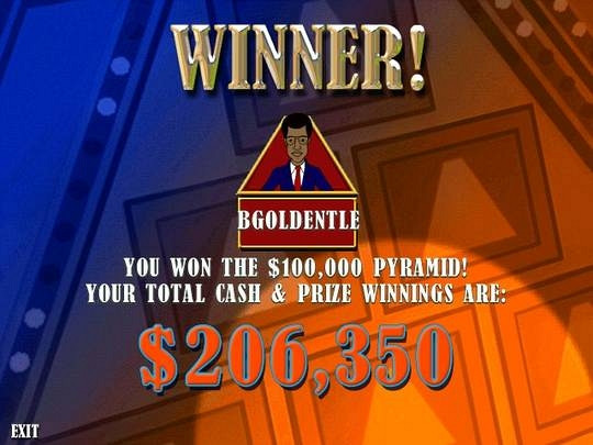 Скриншот из игры $100,000 Pyramid, The