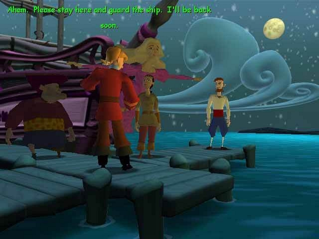 Скриншот из игры Escape from Monkey Island