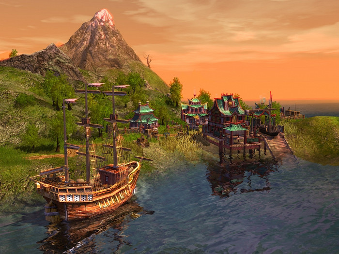 Скриншот из игры 1701 A.D.: The Sunken Dragon