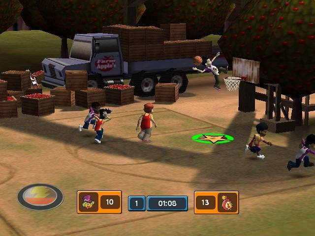 Скриншот из игры Backyard Basketball 2007