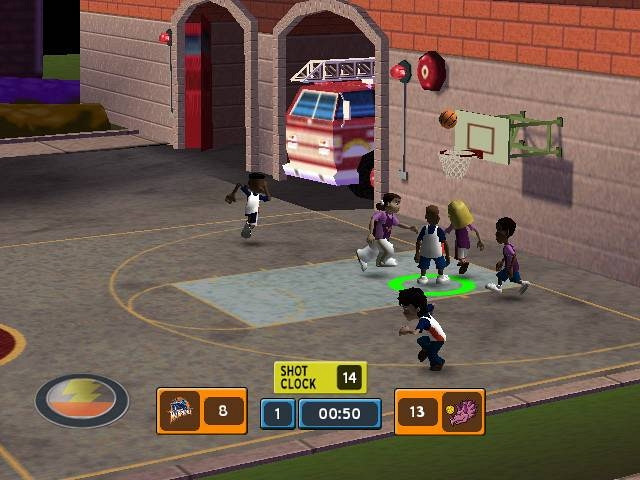 Скриншот из игры Backyard Basketball 2007