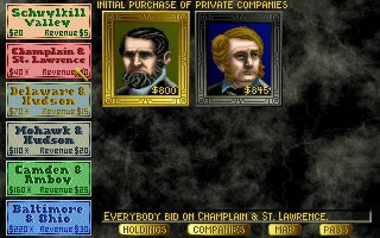 Скриншот из игры 1830: Railroad & Robber Barons
