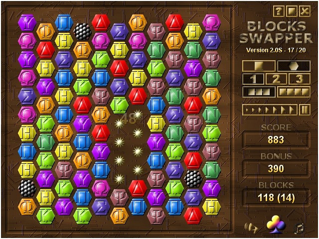 Скриншот из игры 2M Bubbles Lines & 2M Bloks Swapper