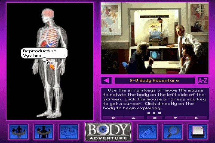 Скриншот из игры 3D Body Adventure