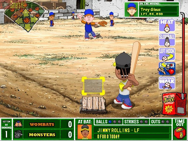 Скриншот из игры Backyard Baseball 2003