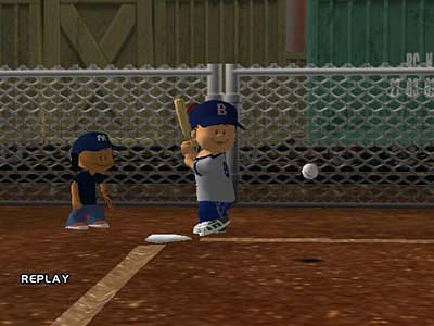 Скриншот из игры Backyard Baseball 2005