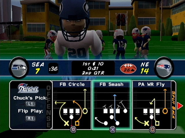 Скриншот из игры Backyard Football 2008