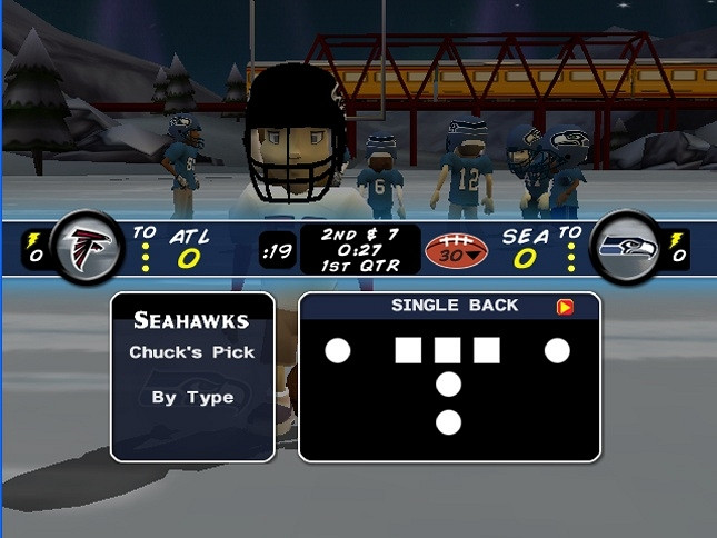 Скриншот из игры Backyard Football 2009